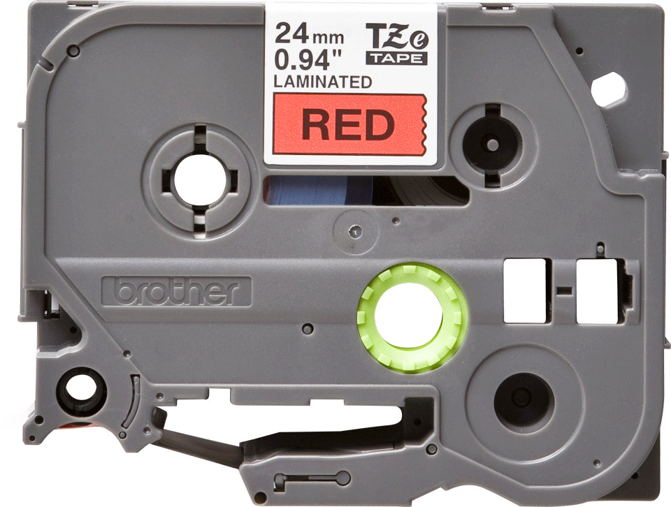 Brother TZE-451 nastro per etichettatrice Nero su rosso TZ