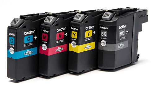 Brother LC-123VALBP cartuccia d'inchiostro 4 pz Originale Nero, Ciano, Magenta, Giallo