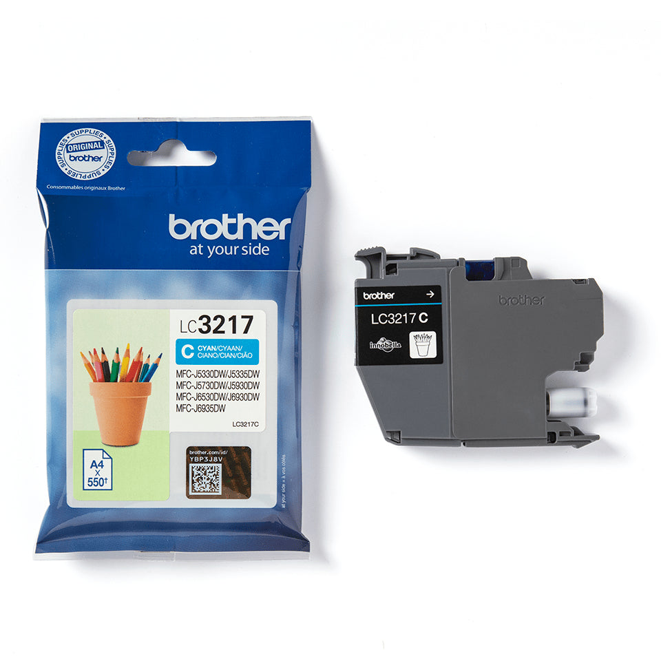 Brother LC3217C cartuccia d'inchiostro 1 pz Originale Ciano