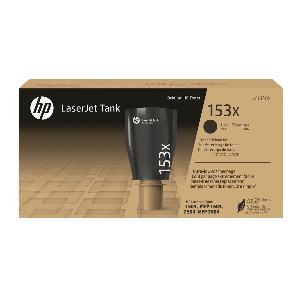 HP Kit ricarica toner nero originale LaserJet Tank 153X