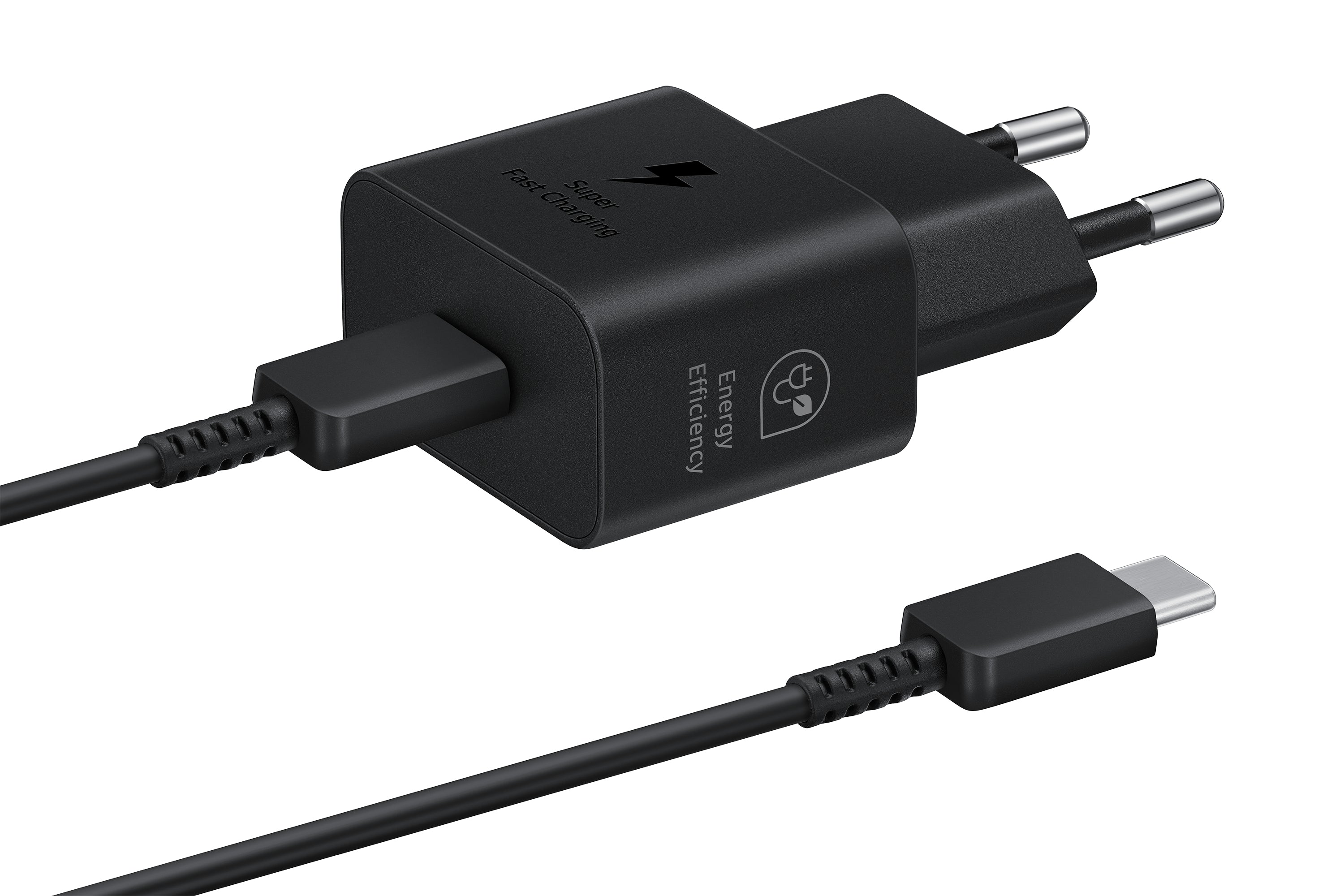 Samsung Caricabatterie Super Fast Charging (25W) con cavo da USB Type-C a USB Type-C