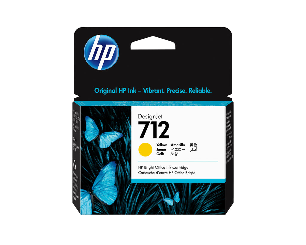 HP Cartuccia di inchiostro giallo originale DesignJet 712 da 29 ml