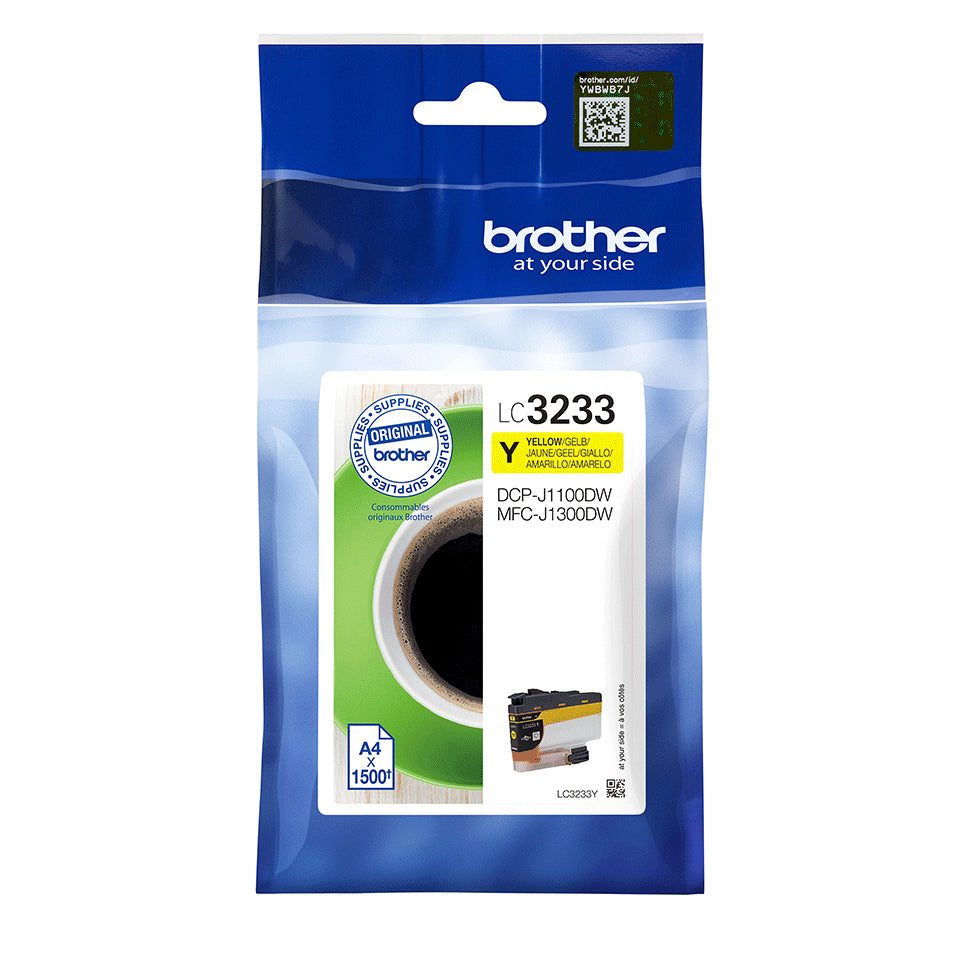 Brother LC3233Y cartuccia d'inchiostro 1 pz Originale Resa standard Giallo