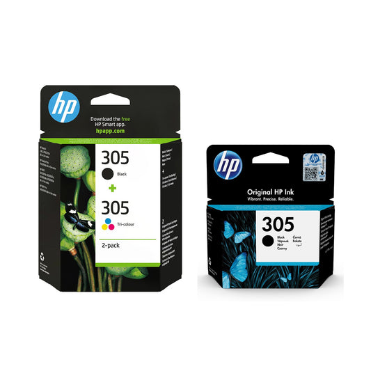 HP 305 Multipack -  Confezione da 3 cartucce ( 2 Nero e 1 Colore)