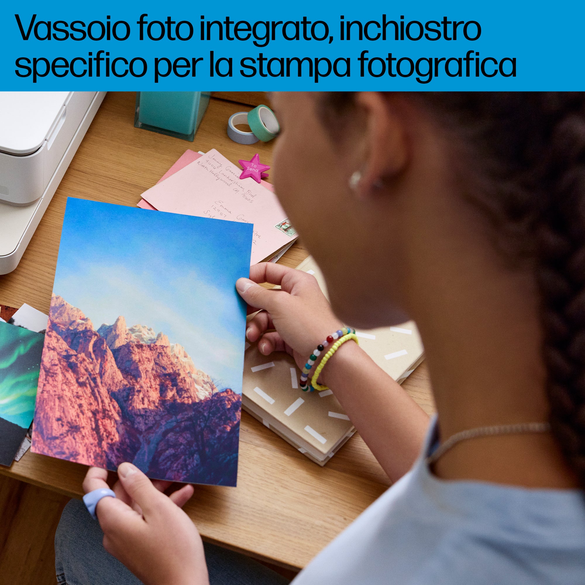 HP ENVY Inspire 7224e Wireless All-in-One Colore Stampante, Instant Ink; Fotocopiatrice, scanner