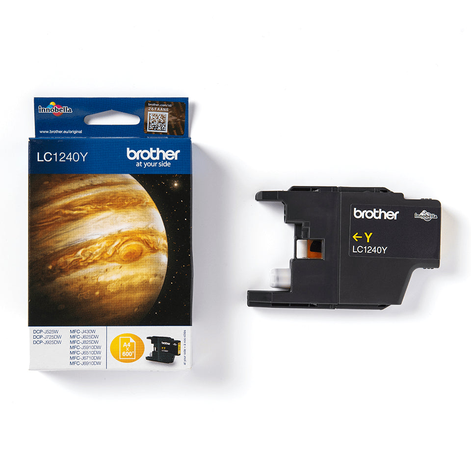 Brother LC-1240Y cartuccia d'inchiostro 1 pz Originale Giallo