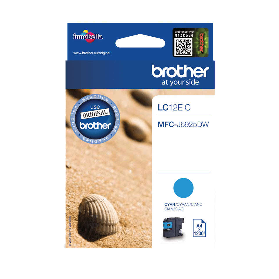 Brother LC12EC cartuccia d'inchiostro 1 pz Originale Ciano
