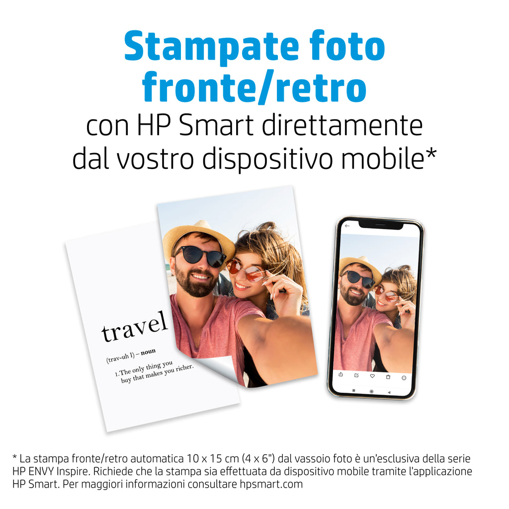HP Carta fotografica opaca, 180 g/m2, 10 x 15 cm (101 x 152 mm), 25 fogli