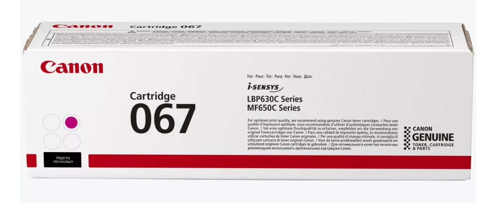 Canon 067 cartuccia toner 1 pz Originale Magenta