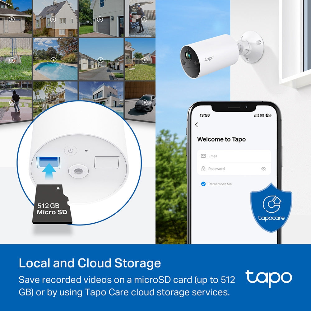 TP-Link Tapo C410 Pallottola (forma) Telecamera di sicurezza IP Esterno 2304 x 1296 Pixel Soffitto/muro