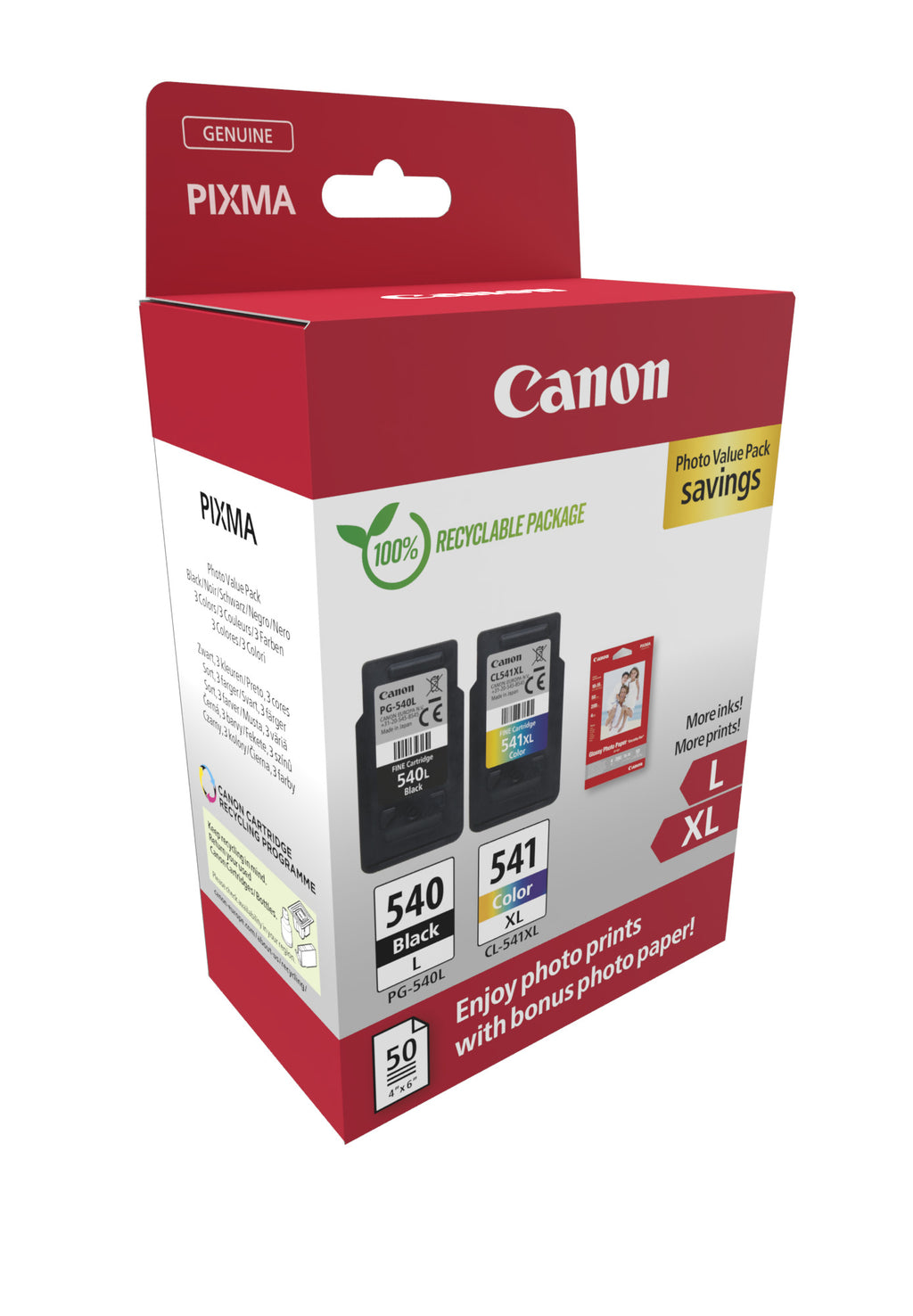 Canon 5224B012 cartuccia d'inchiostro 2 pz Originale Nero, Ciano, Magenta, Giallo