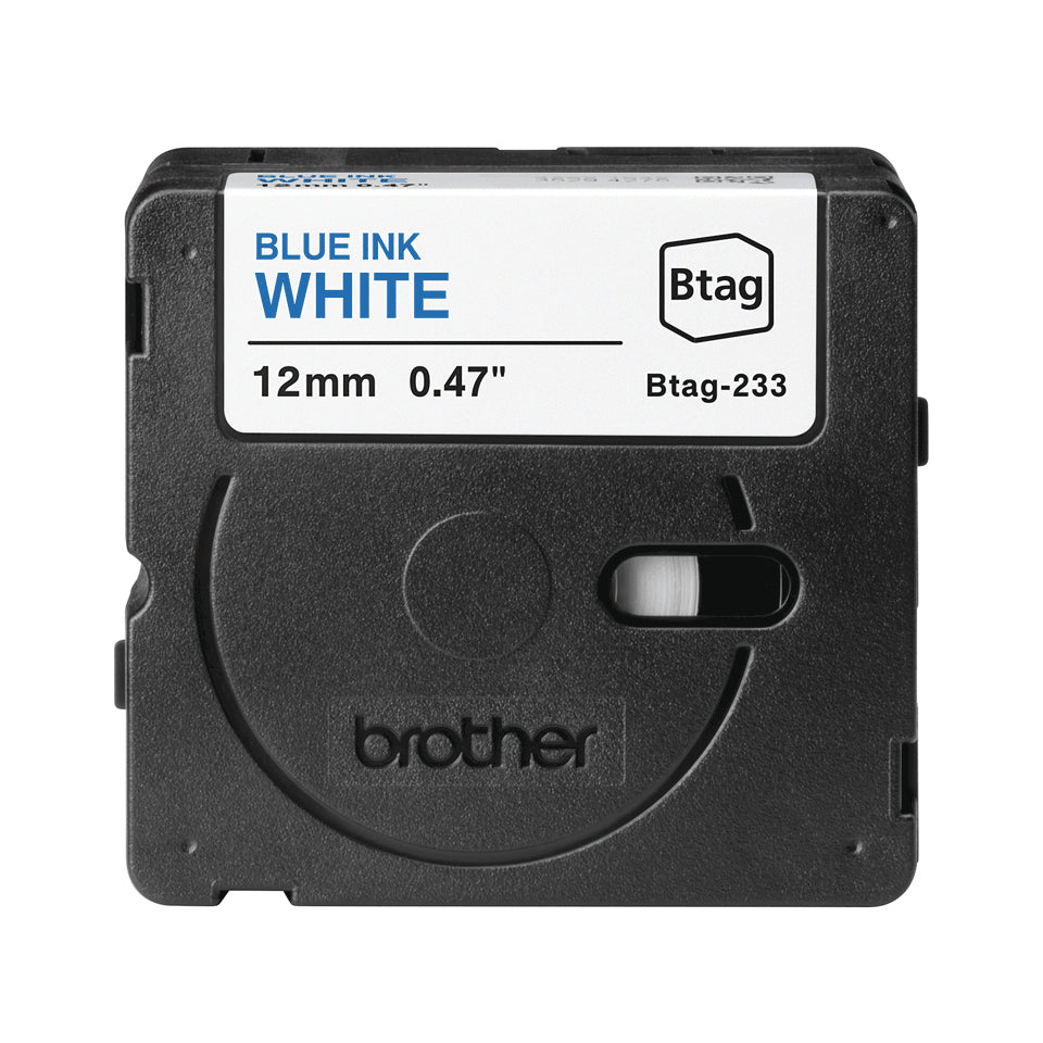 Brother BTAG-233 nastro per etichettatrice Blu su bianco