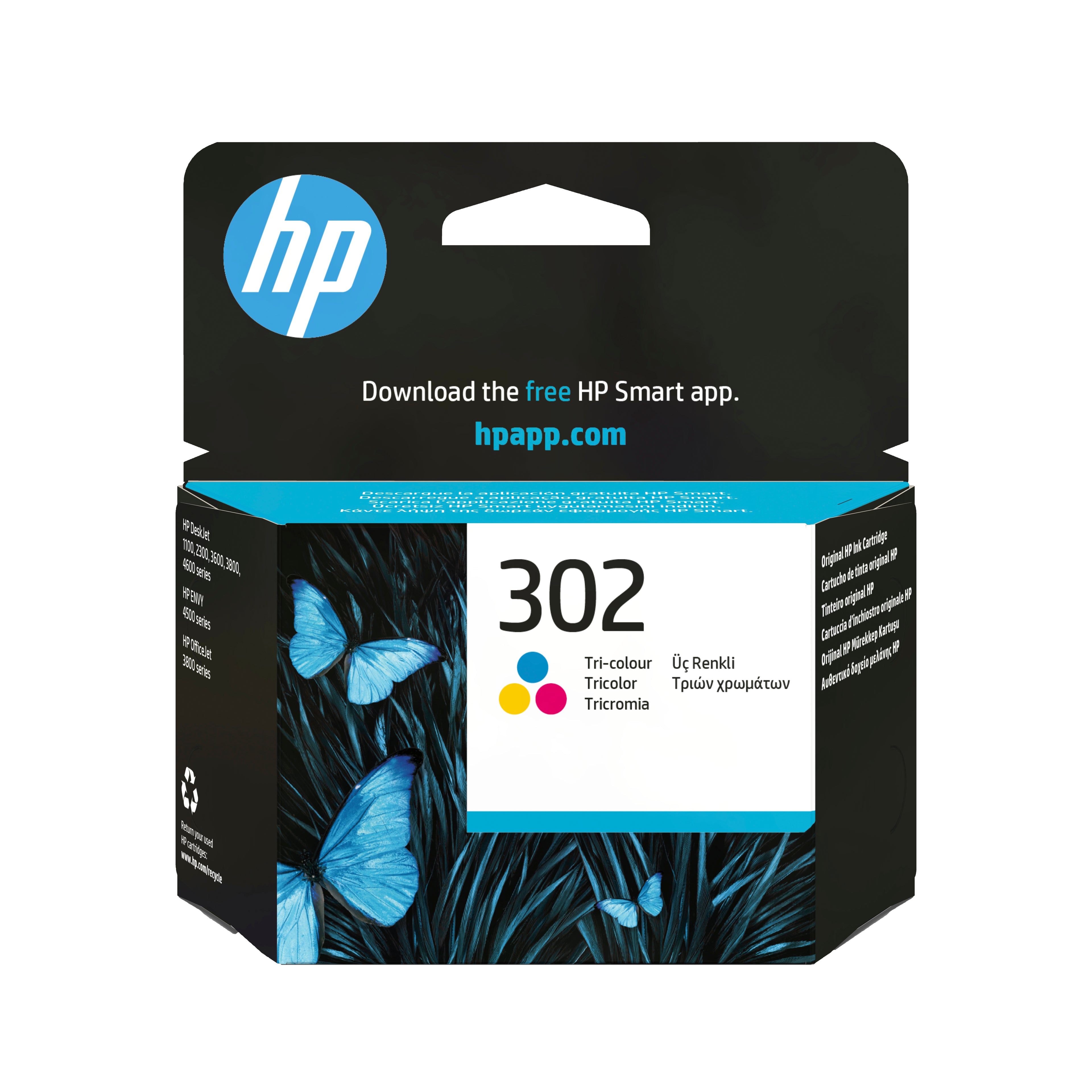 HP Cartuccia originale inchiostro tricromia 302