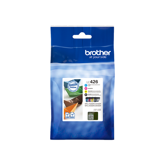 ORIGINAL Brother Multipack nero / ciano / magenta / giallo LC-426 LC426VAL ~7500 Seiten