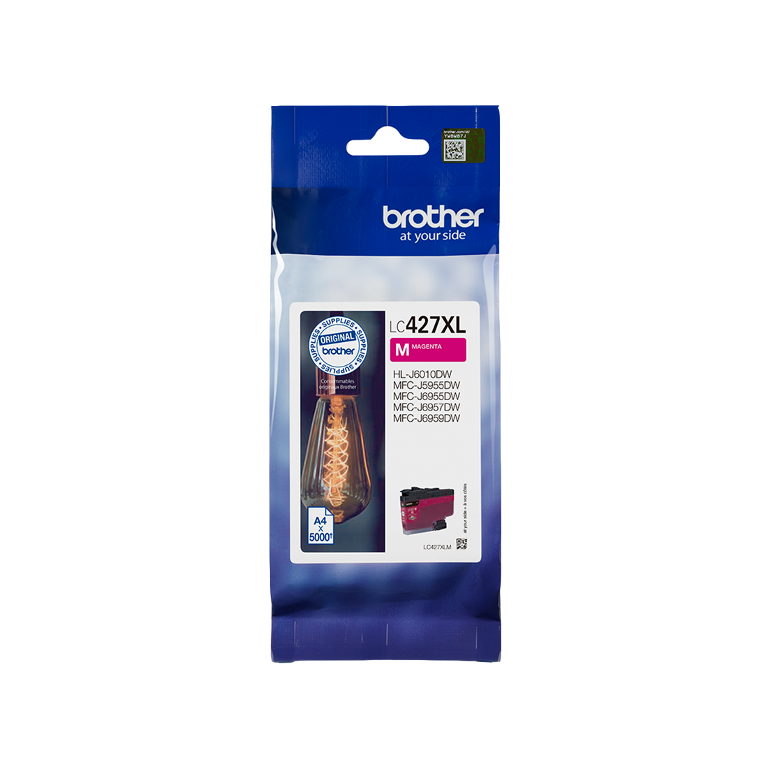 ORIGINAL Brother Cartuccia d'inchiostro magenta LC427XLM LC-427XLM ~5000 Seiten
