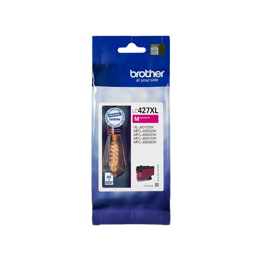 ORIGINAL Brother Cartuccia d'inchiostro magenta LC427XLM LC-427XLM ~5000 Seiten