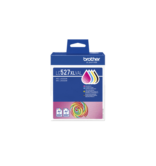 ORIGINAL Brother Multipack nero / ciano / magenta / giallo LC527XLVAL LC527XLVAL ~9000 Seiten