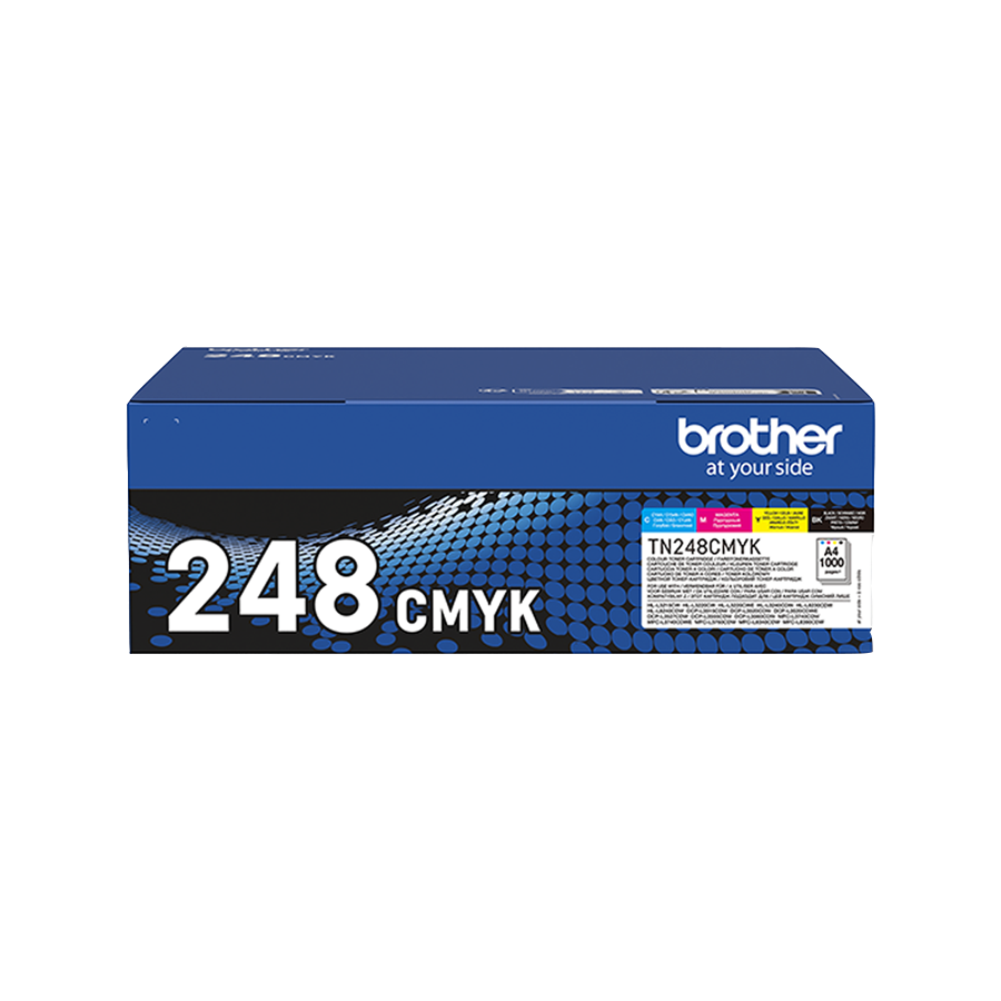 ORIGINAL Brother Multipack nero / ciano / magenta / giallo TN-248CMYK CI75170 ~4000 Seiten