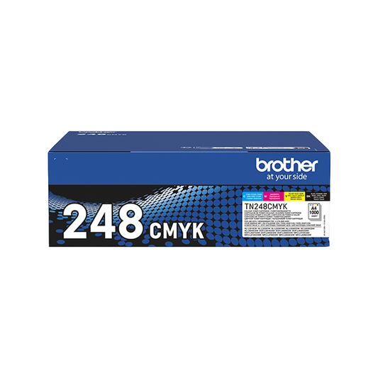 ORIGINAL Brother Multipack nero / ciano / magenta / giallo TN-248CMYK CI75170 ~4000 Seiten