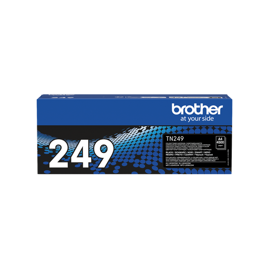 ORIGINAL Brother toner nero TN-249BK 249 ~4500 Seiten
