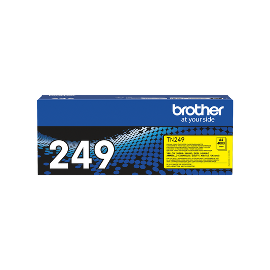 ORIGINAL Brother toner giallo TN-249Y 249 ~4000 Seiten