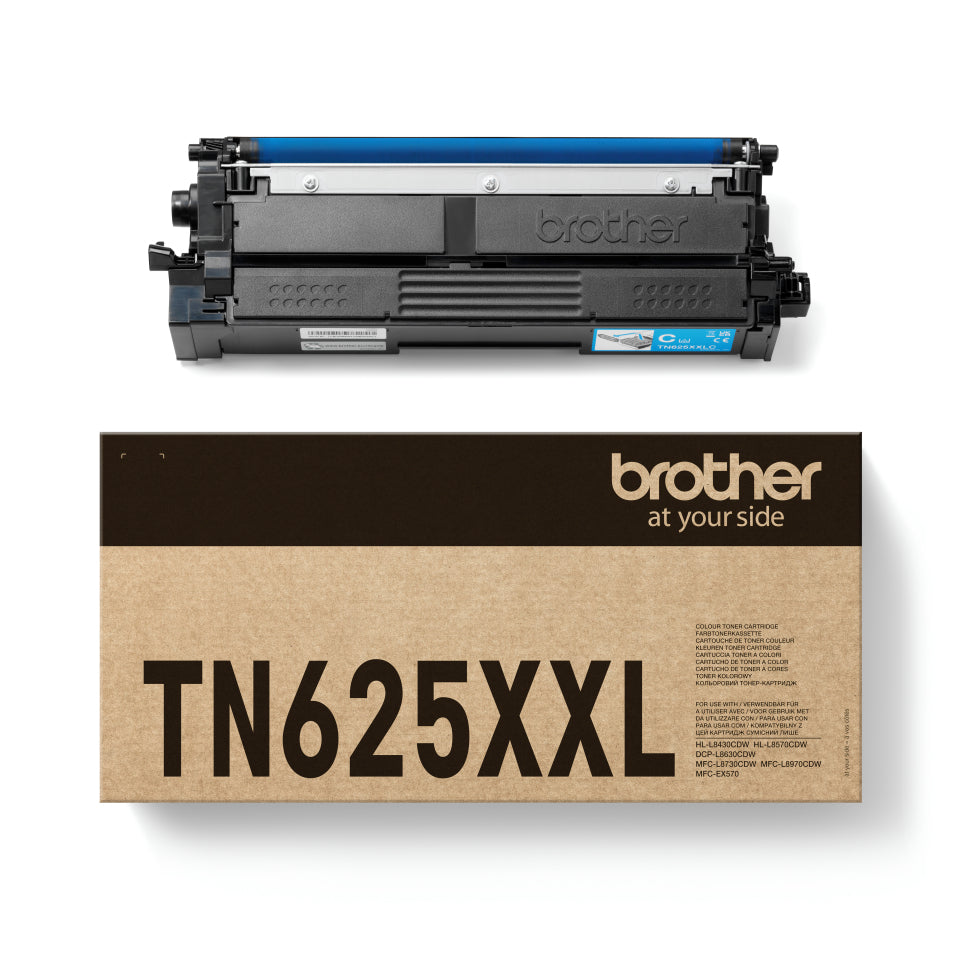 Brother TN-625XXLC cartuccia toner 1 pz Originale Ciano