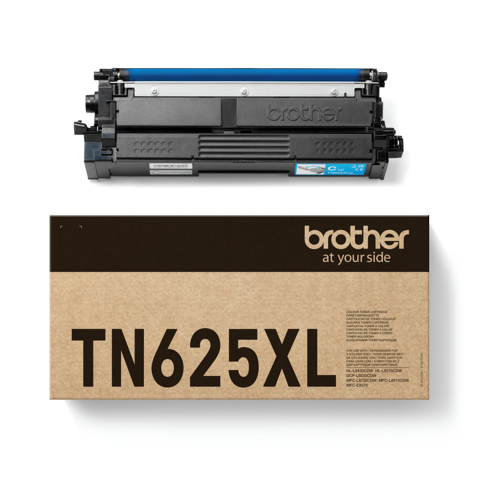 Brother TN-625XLC cartuccia toner 1 pz Originale Ciano