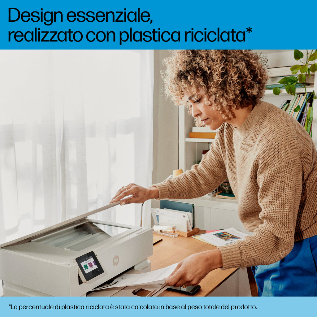 HP ENVY Inspire 7224e Wireless All-in-One Colore Stampante, Instant Ink; Fotocopiatrice, scanner