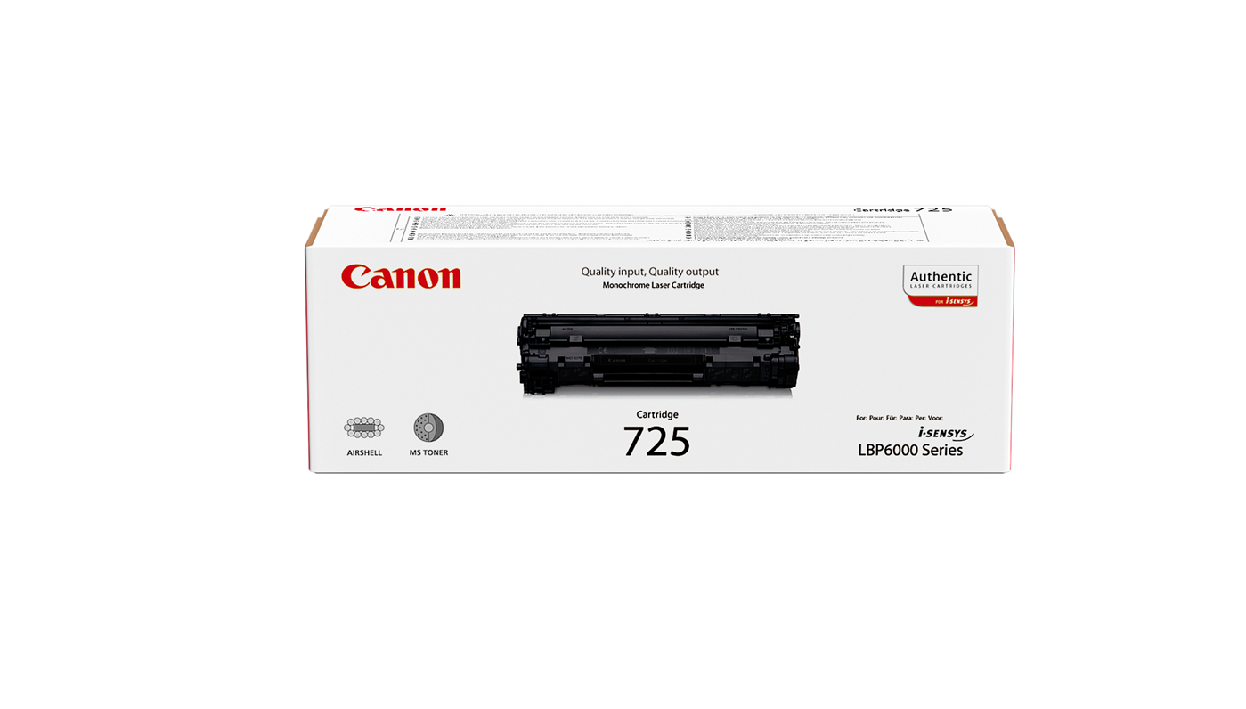 ORIGINAL Canon toner nero 725 3484B002 ~1600 Seiten