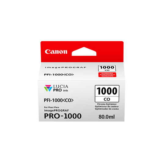 ORIGINAL Canon Cartuccia d'inchiostro Trasparente PFI-1000co 0556C001 ~680 Seiten 80ml Chroma Optimizer