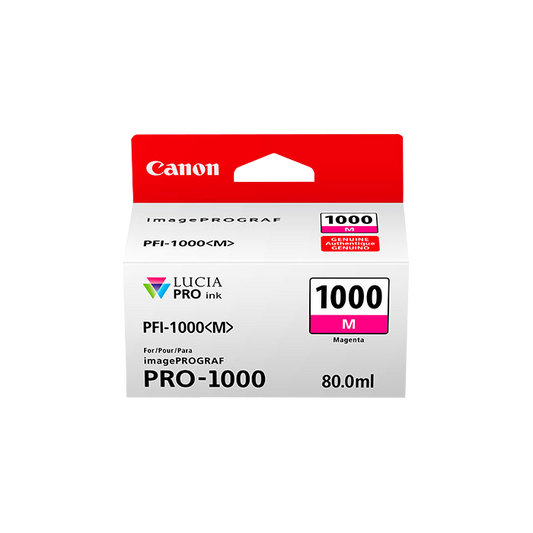 ORIGINAL Canon Cartuccia d'inchiostro magenta PFI-1000m 0548C001 ~5885 Seiten 80ml