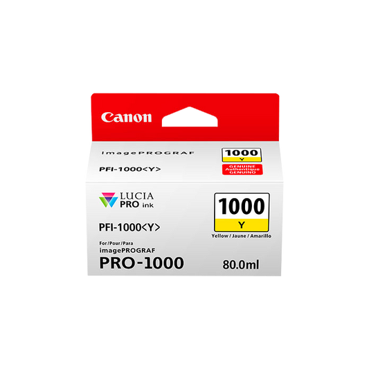 ORIGINAL Canon Cartuccia d'inchiostro giallo PFI-1000y 0549C001 ~3365 Seiten 80ml