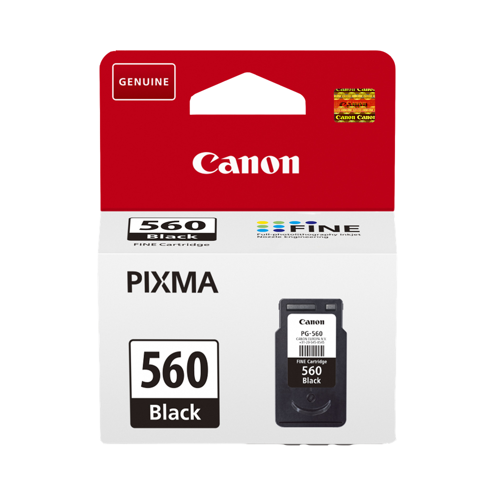 ORIGINAL Canon Cartuccia d'inchiostro nero PG-560 3713C001 ~180 Seiten