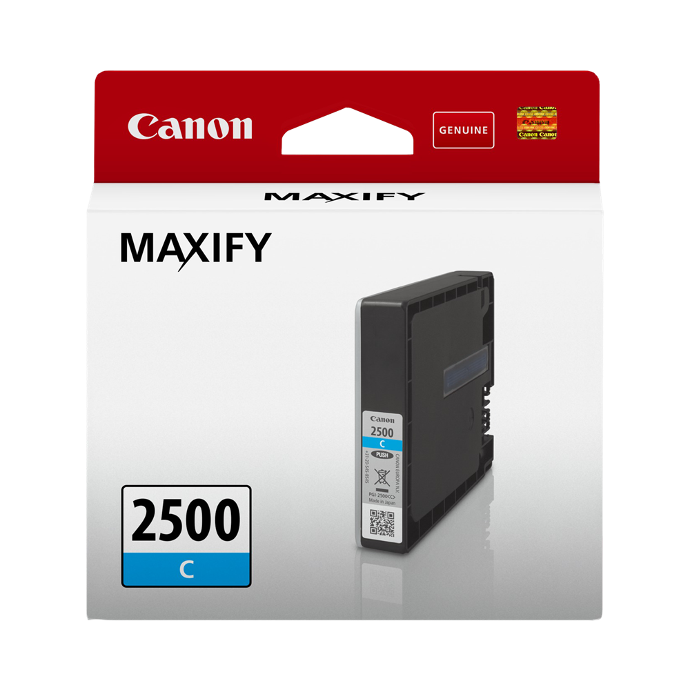 ORIGINAL Canon Cartuccia d'inchiostro ciano PGI-2500c 9301B001 ~700 Seiten 9,6ml