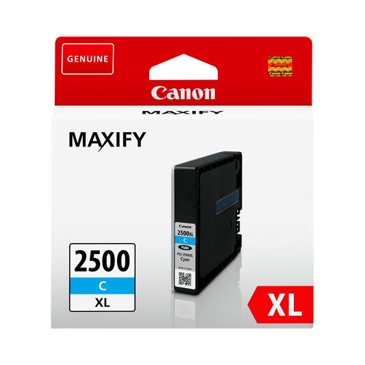 ORIGINAL Canon Cartuccia d'inchiostro ciano PGI-2500c XL 9265B001 ~1755 Seiten 19,3ml