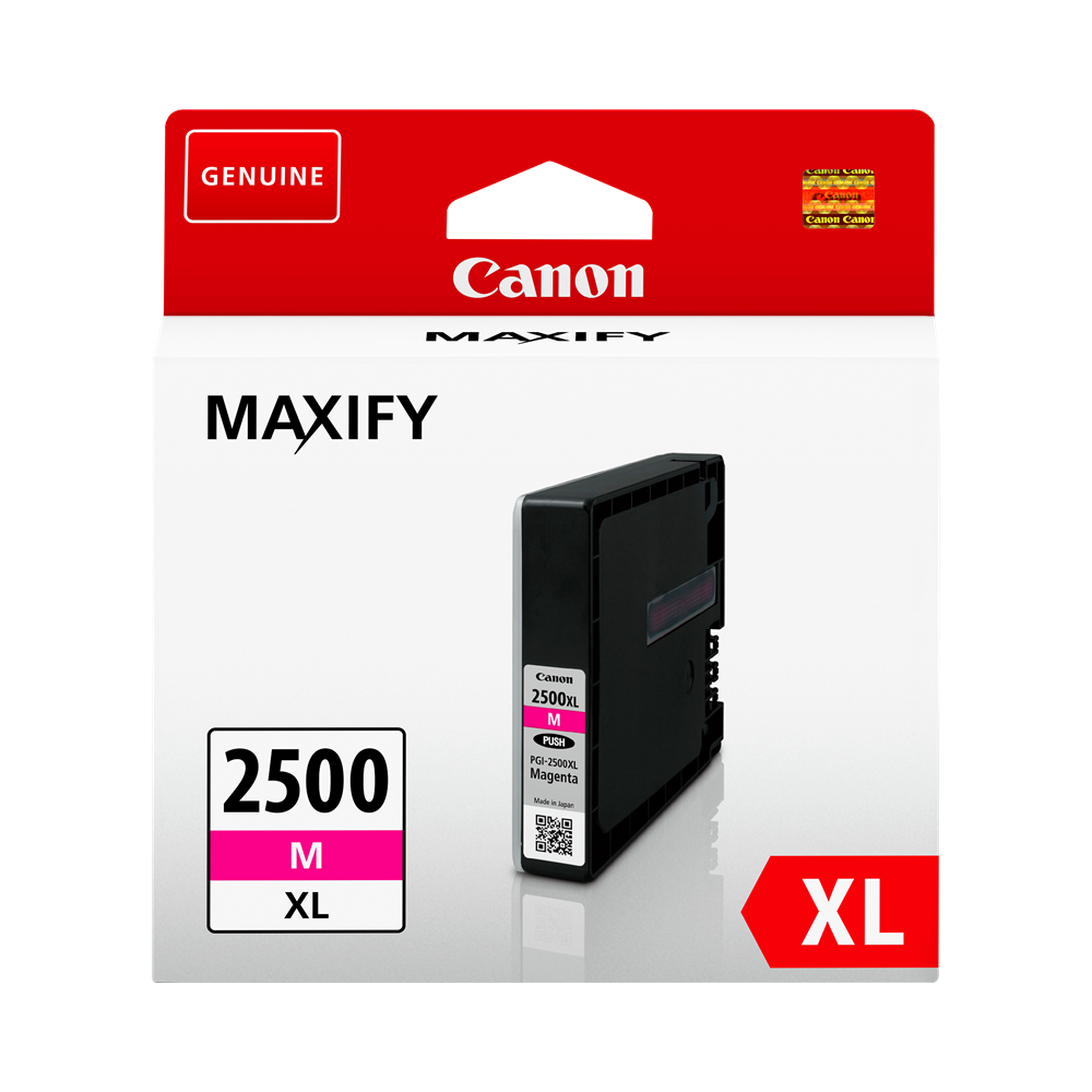 ORIGINAL Canon Cartuccia d'inchiostro magenta PGI-2500m XL 9266B001 ~1295 Seiten 19,3ml