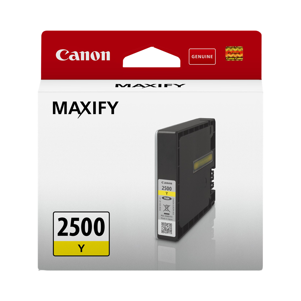 ORIGINAL Canon Cartuccia d'inchiostro giallo PGI-2500y 9303B001 ~700 Seiten 9,6ml
