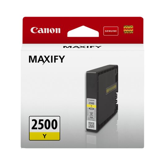 ORIGINAL Canon Cartuccia d'inchiostro giallo PGI-2500y 9303B001 ~700 Seiten 9,6ml