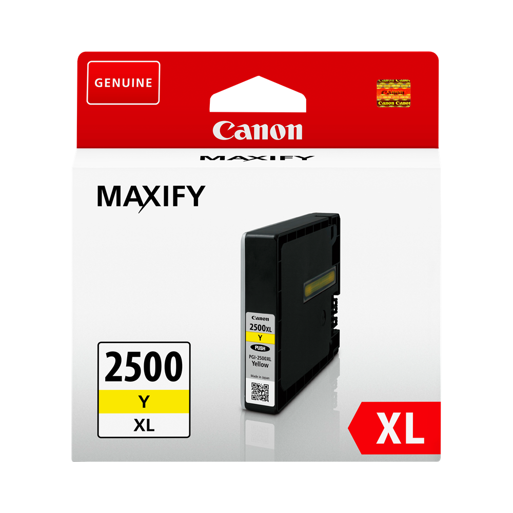 ORIGINAL Canon Cartuccia d'inchiostro giallo PGI-2500y XL 9267B001 ~1520 Seiten 19,3ml
