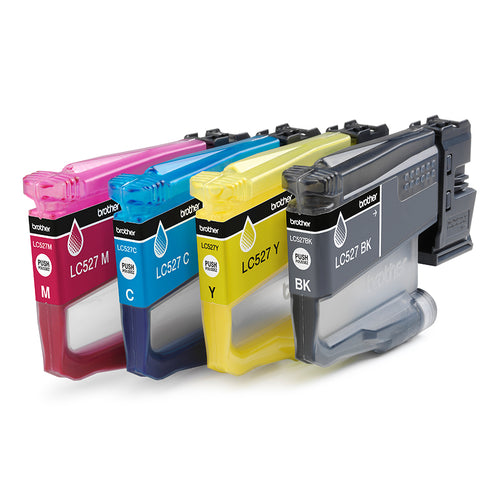 Brother LC527VAL cartuccia d'inchiostro 4 pz Originale Nero, Ciano, Magenta, Giallo