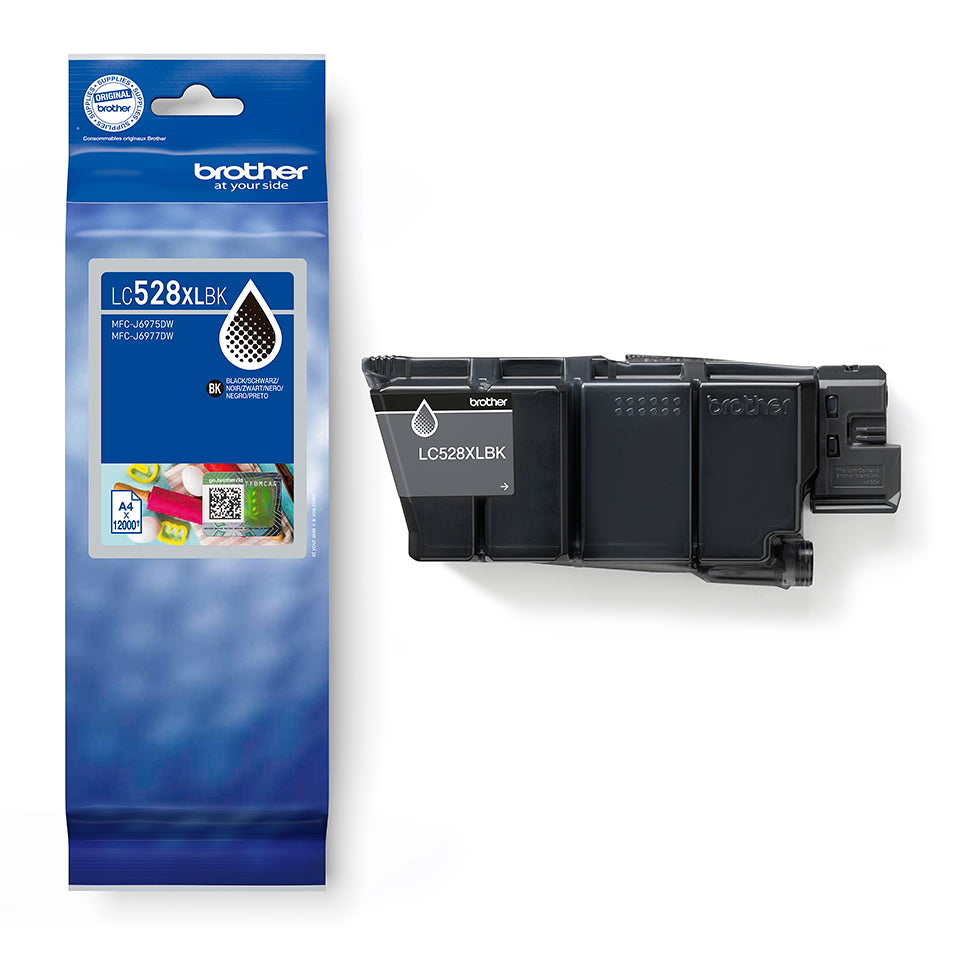 Brother LC528XLBK cartuccia d'inchiostro 1 pz Originale Rendimento ultra elevato Nero