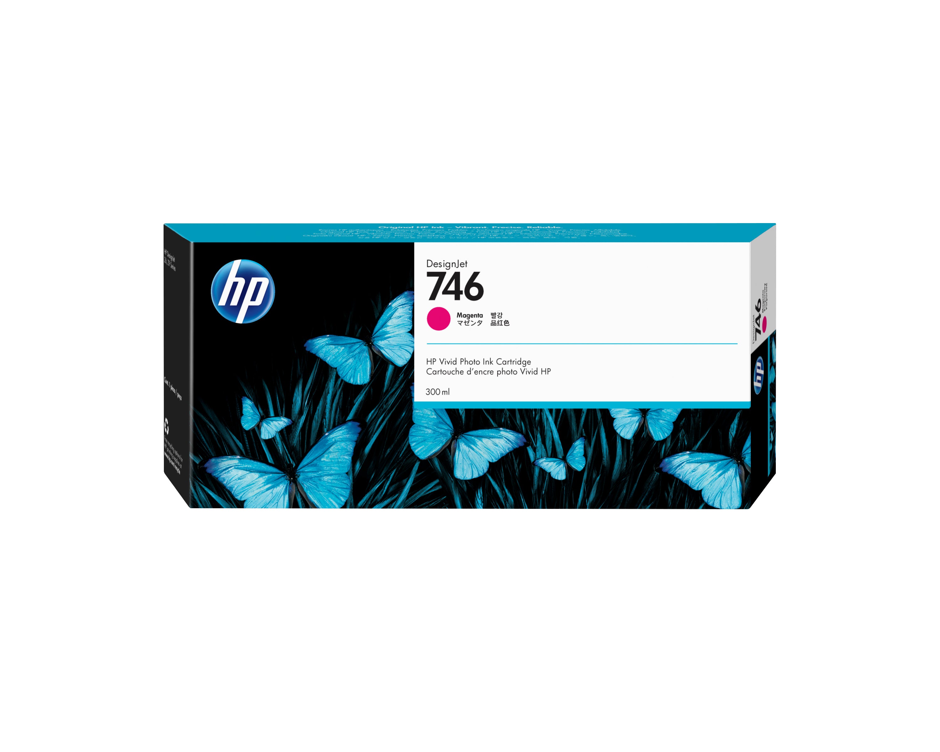 HP Cartuccia di inchiostro magenta 746 DesignJet da 300 ml