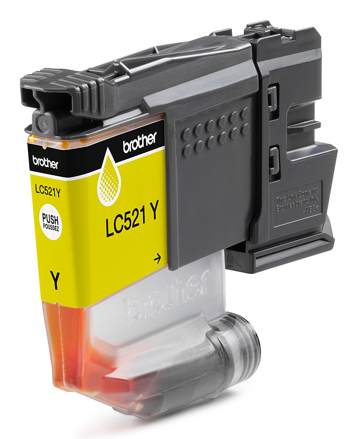 Brother LC521Y cartuccia d'inchiostro 1 pz Originale Giallo