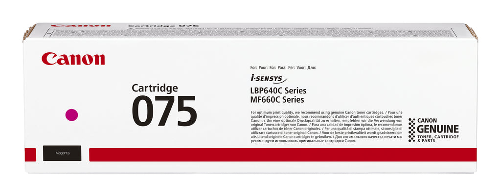 Canon 075 cartuccia toner 1 pz Originale Magenta