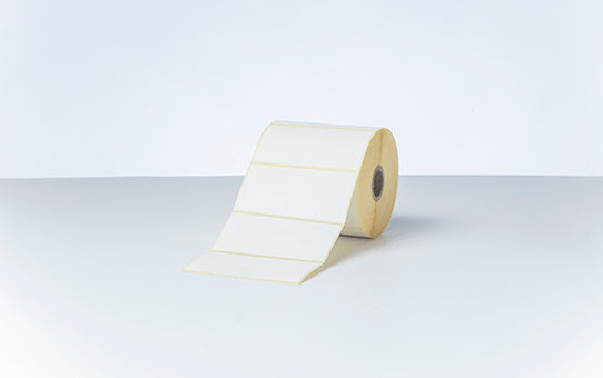 Brother BDE-1J050102-102 etichetta per stampante Bianco Etichetta per stampante autoadesiva