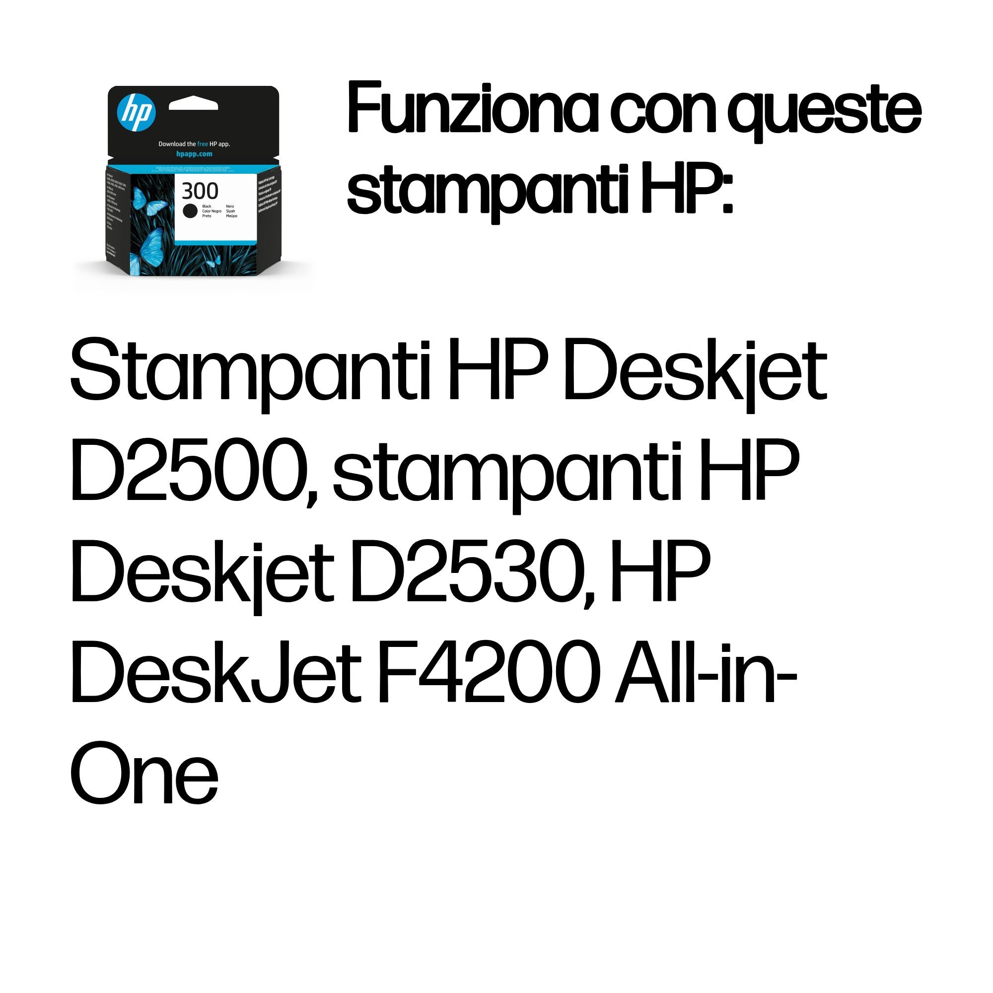HP Cartuccia originale inchiostro nero 300