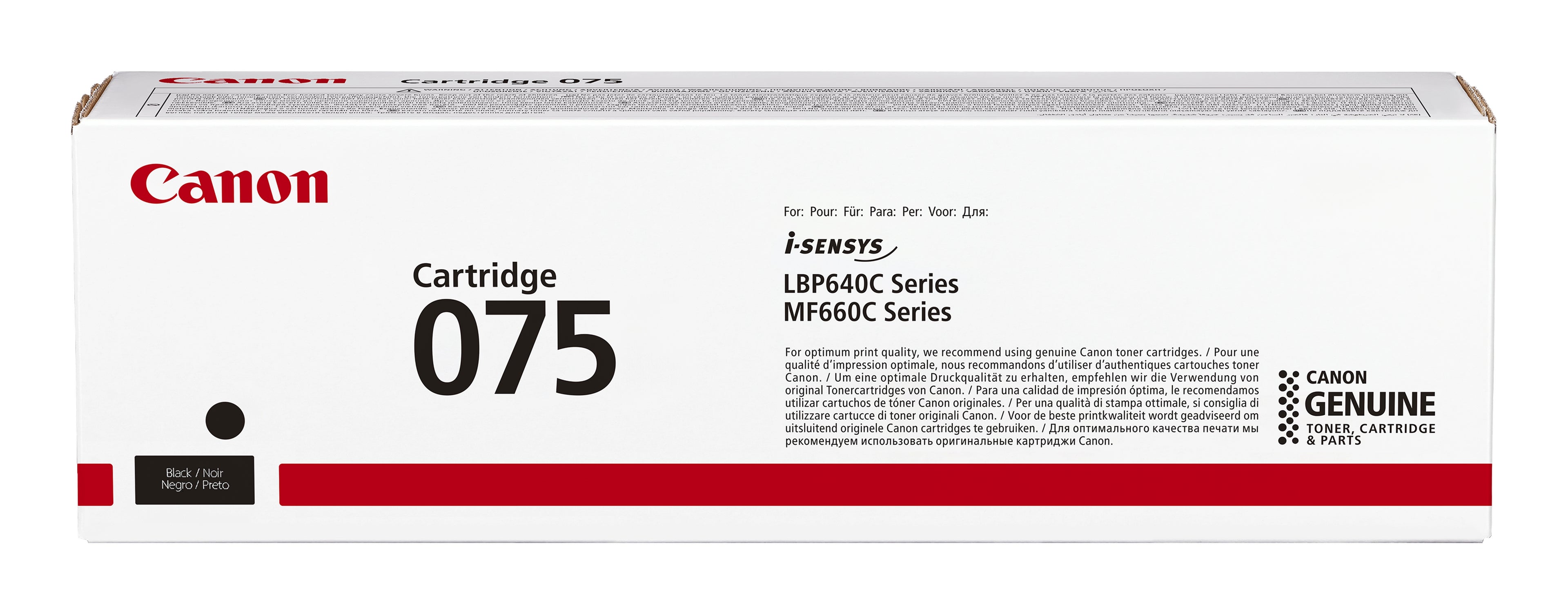 Canon 075 cartuccia toner 1 pz Originale Nero