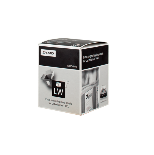 ORIGINAL DYMO Etichette Bianco S0904980 XL-Versand-Etiketten Etichette per spedizione, 104x159mm, bianco, 1x220 Pezzi.