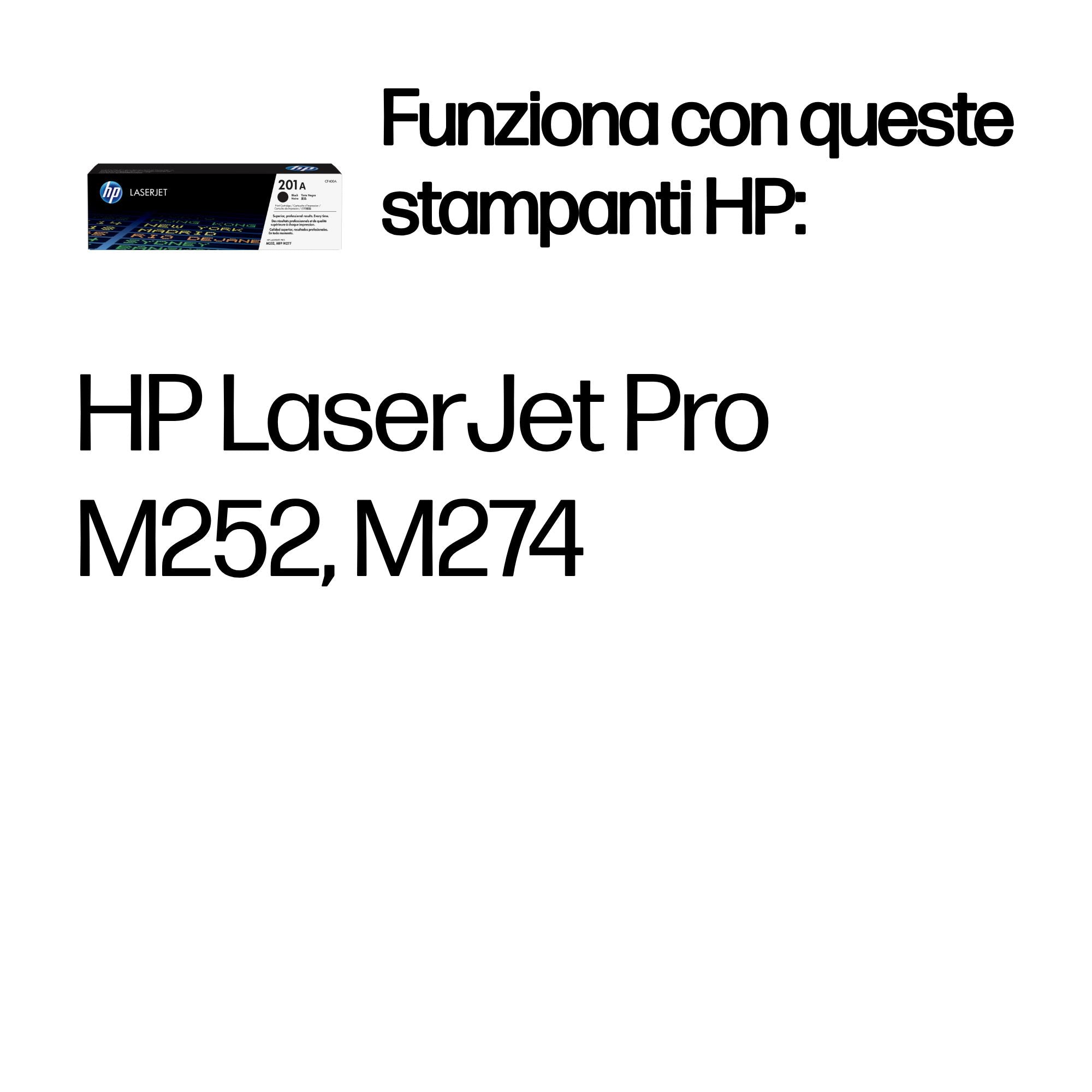 HP Cartuccia Toner originale nero LaserJet 201A