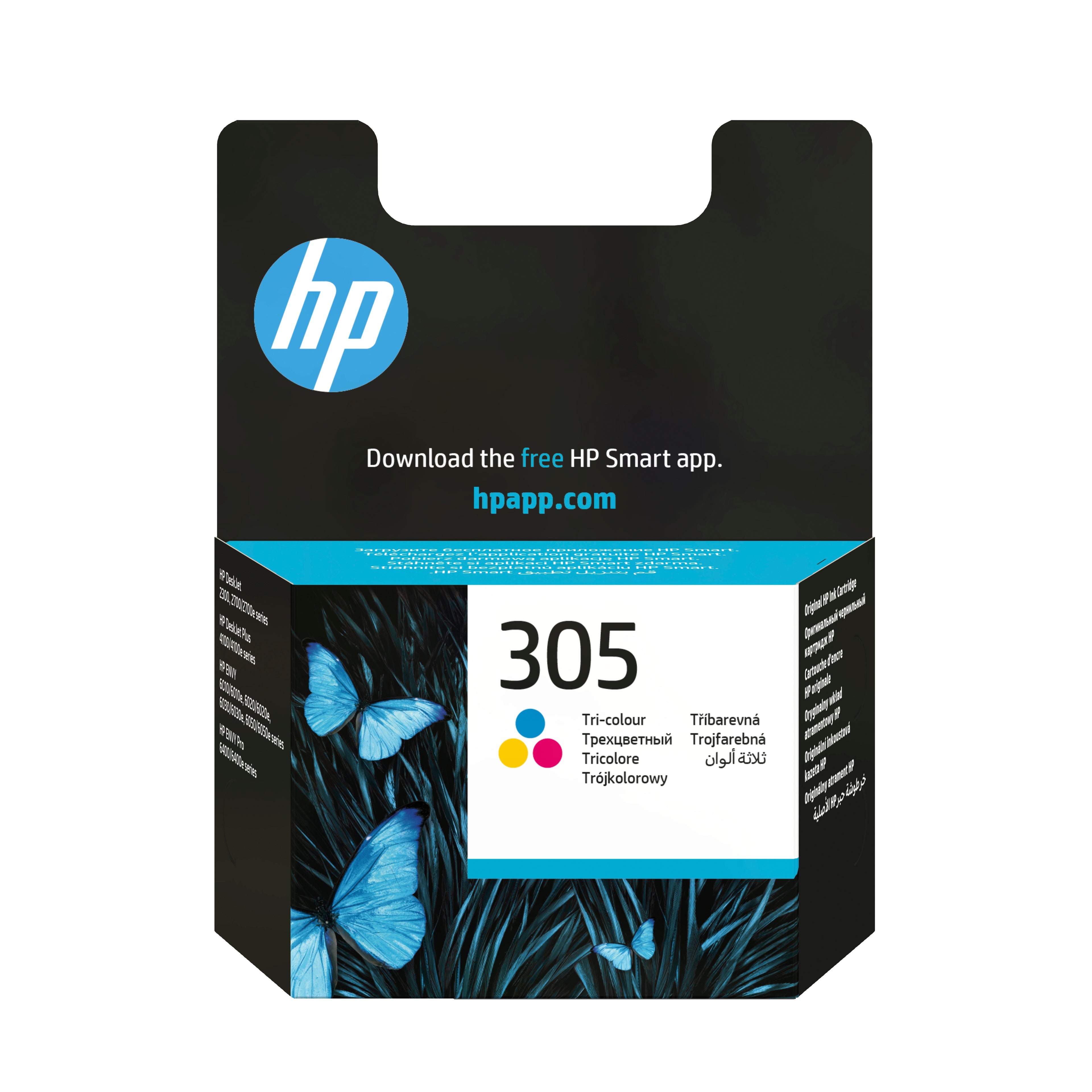 HP Cartuccia di inchiostro tricromia originale 305